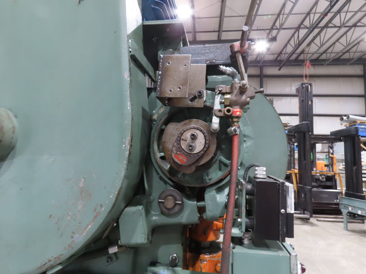 L&J No 36 Mechanical OBI Punch Press 36 Ton 3" Stroke 10Hp VFD Drive