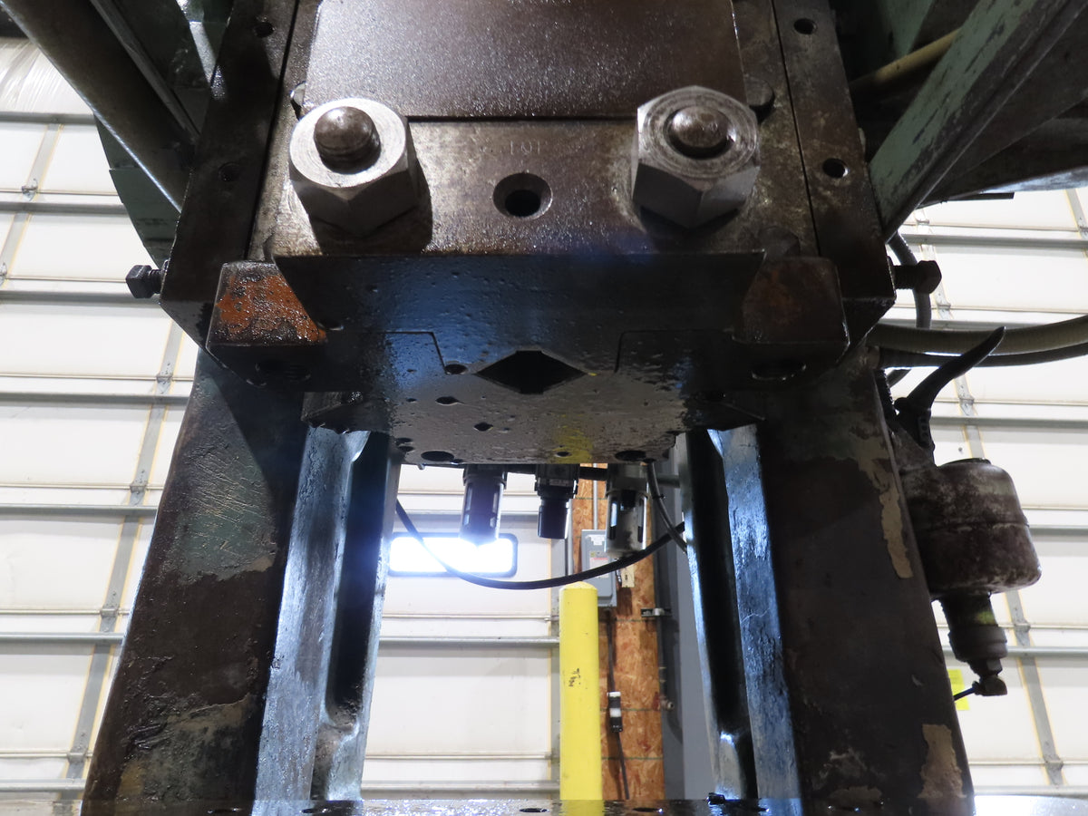 L&J No 36 Mechanical OBI Punch Press 36 Ton 3" Stroke 10Hp VFD Drive