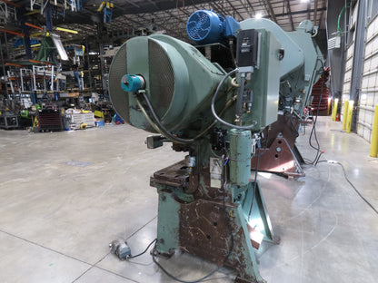 L&J No 36 Mechanical OBI Punch Press 36 Ton 3" Stroke 10Hp VFD Drive