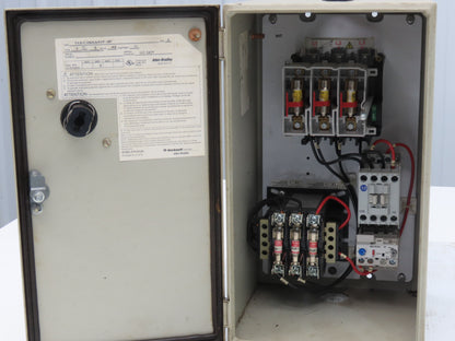Allen Bradley 112-C09AAA1F-6P IEC Combination Motor Starter Disconnect 230V 3PH