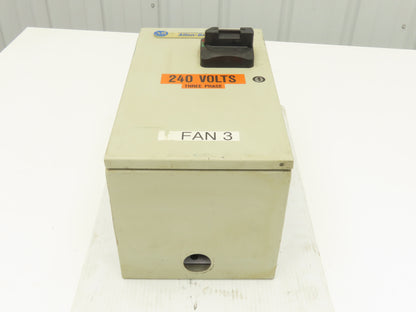 Allen Bradley 112-C09AAA1F-6P IEC Combination Motor Starter Disconnect 230V 3PH