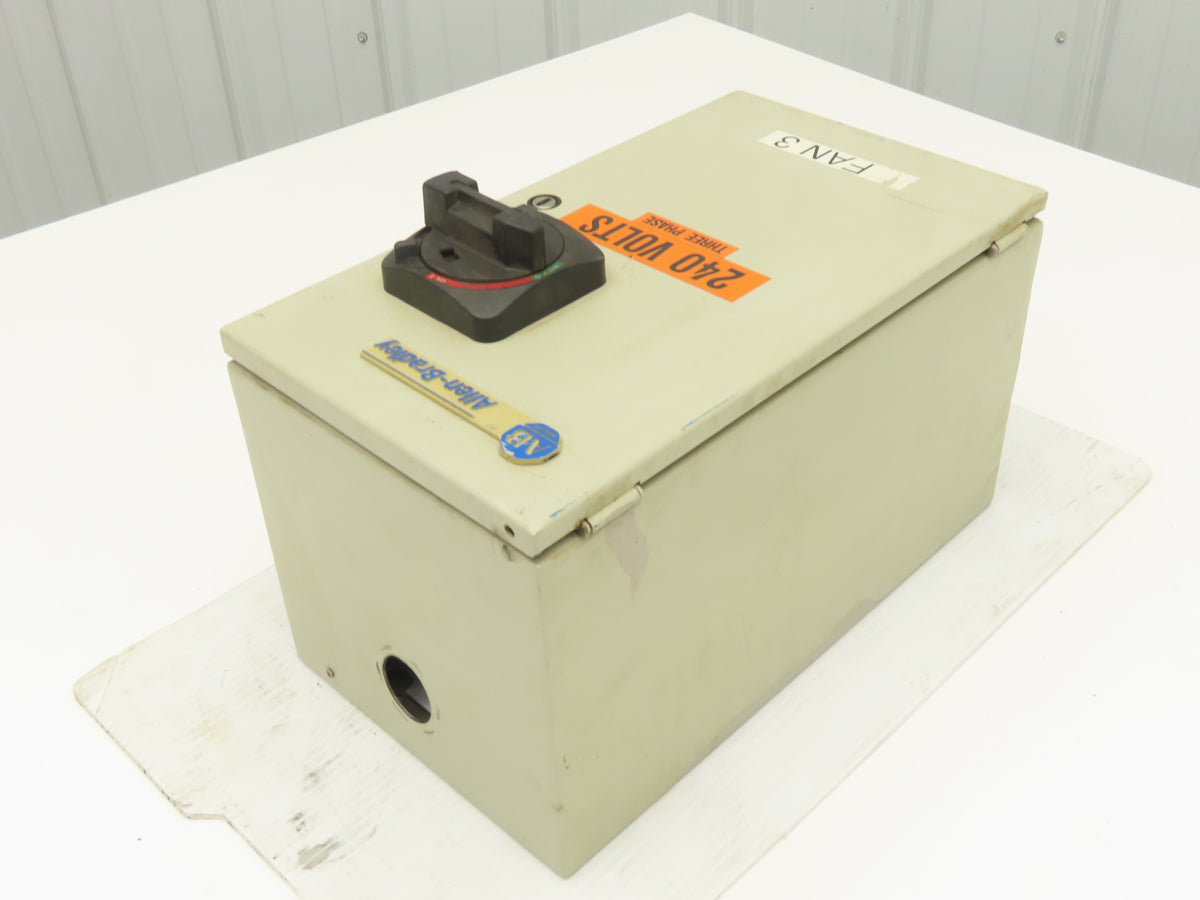 Allen Bradley 112-C09AAA1F-6P IEC Combination Motor Starter Disconnect 230V 3PH
