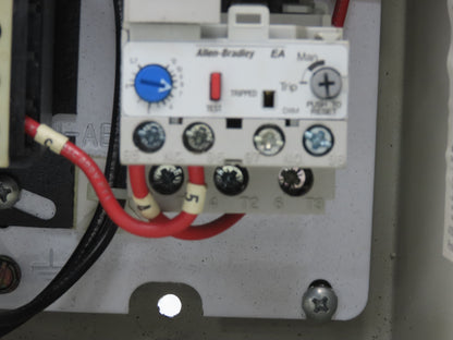 Allen Bradley 112-C09AAA1F-6P IEC Combination Motor Starter Disconnect 230V 3PH