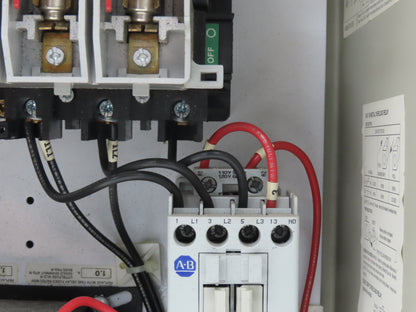 Allen Bradley 112-C09AAA1F-6P IEC Combination Motor Starter Disconnect 230V 3PH