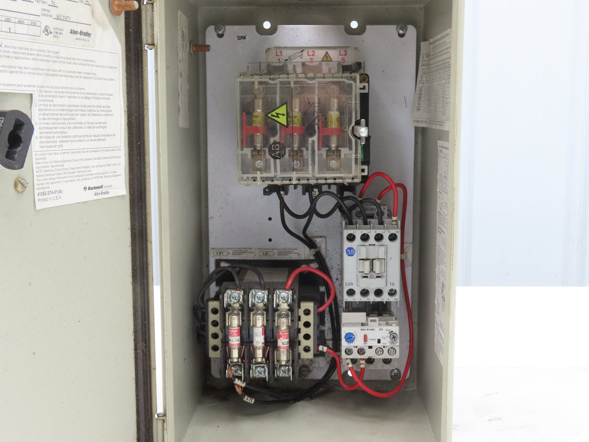 Allen Bradley 112-C09AAA1E-6P IEC Combination Motor Starter Disconnect 230V 3PH