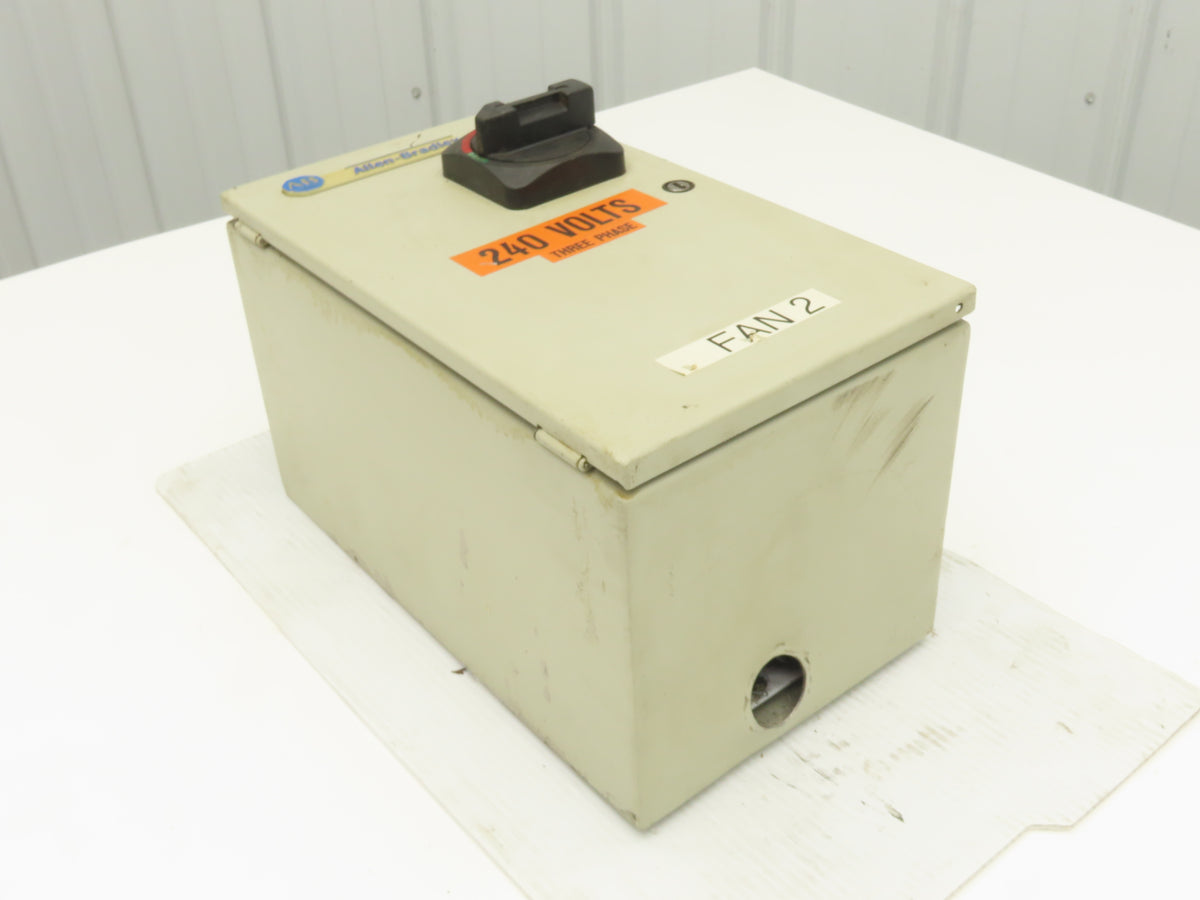 Allen Bradley 112-C09AAA1E-6P IEC Combination Motor Starter Disconnect 230V 3PH