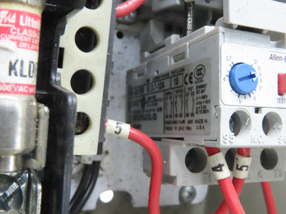 Allen Bradley 112-C09AAA1E-6P IEC Combination Motor Starter Disconnect 230V 3PH
