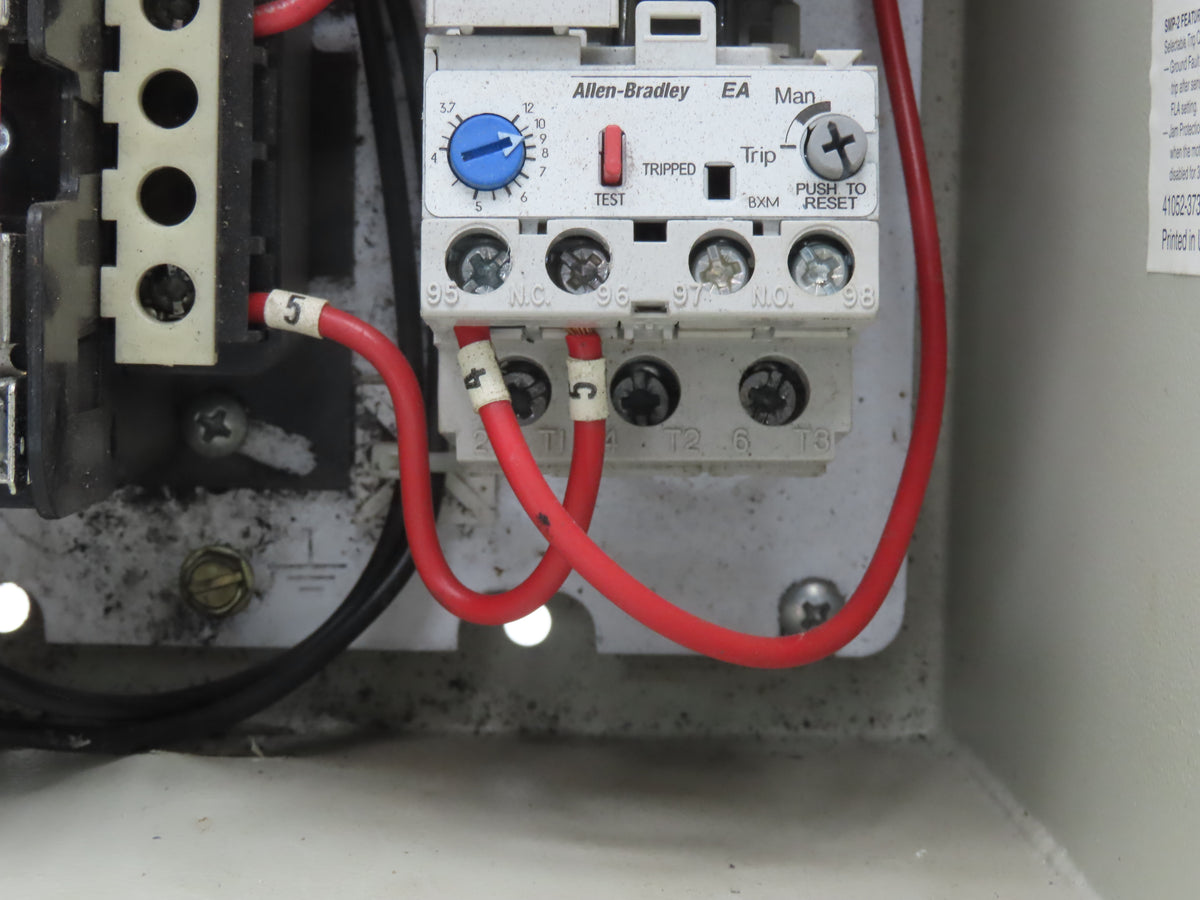 Allen Bradley 112-C09AAA1E-6P IEC Combination Motor Starter Disconnect 230V 3PH