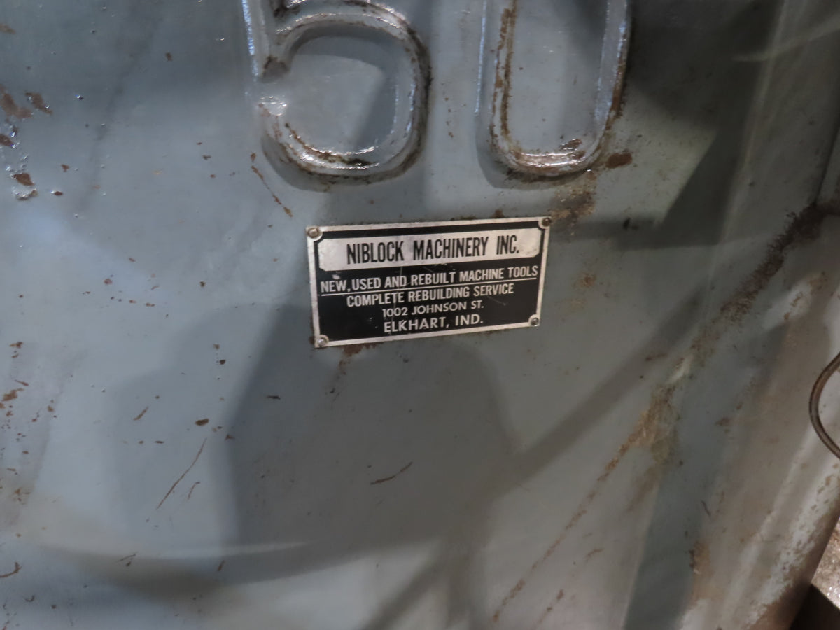 L&J 50 Mechanical OBI Punch Press 50 Ton 18"x 30" Bed 4" Stroke Air Clutch