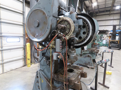 L&J 50 Mechanical OBI Punch Press 50 Ton 18"x 30" Bed 4" Stroke Air Clutch
