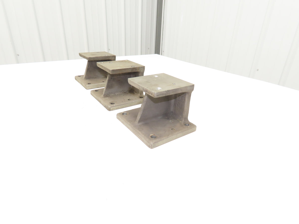 EQ Equivalent Base Aluminum Fixture Stack Riser Block 100mm 3.93"H Lot of 3
