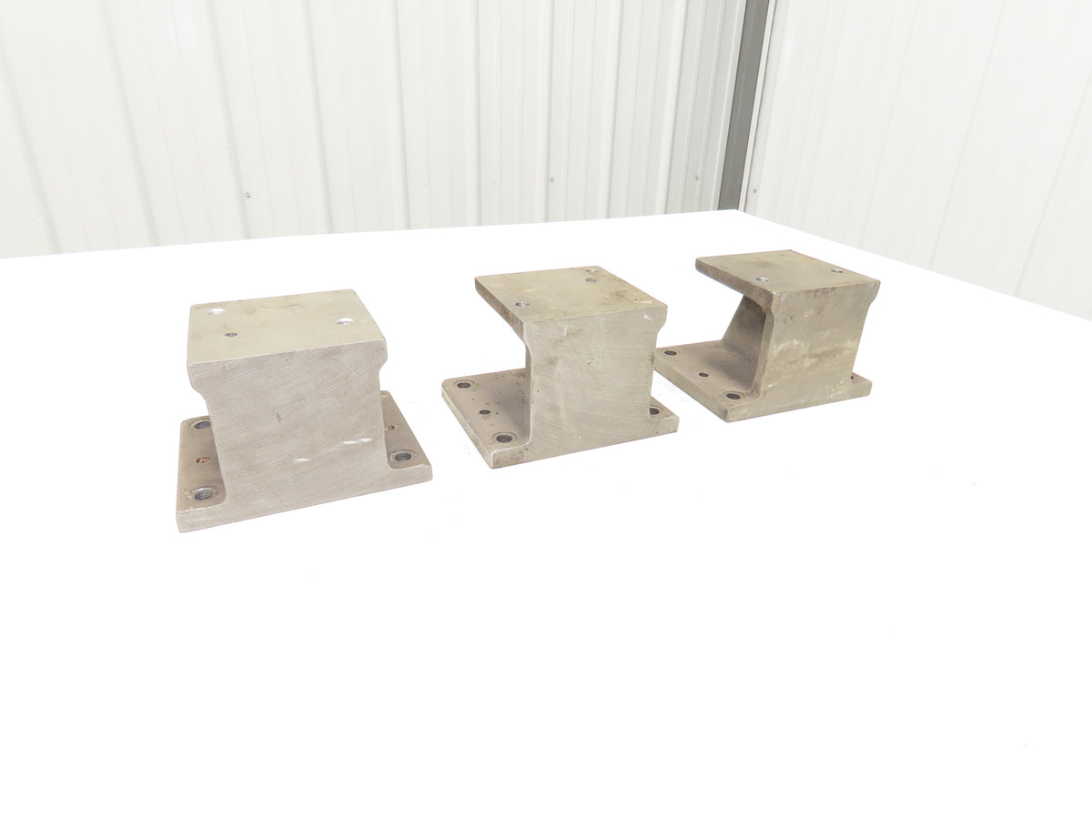 EQ Equivalent Base Aluminum Fixture Stack Riser Block 100mm 3.93"H Lot of 3