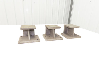 EQ Equivalent Base Aluminum Fixture Stack Riser Block 100mm 3.93"H Lot of 3
