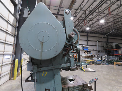 Federal No 8 Mechanical OBI Punch Press 100 Ton Air Brake Clutch 6" Stroke 10Hp