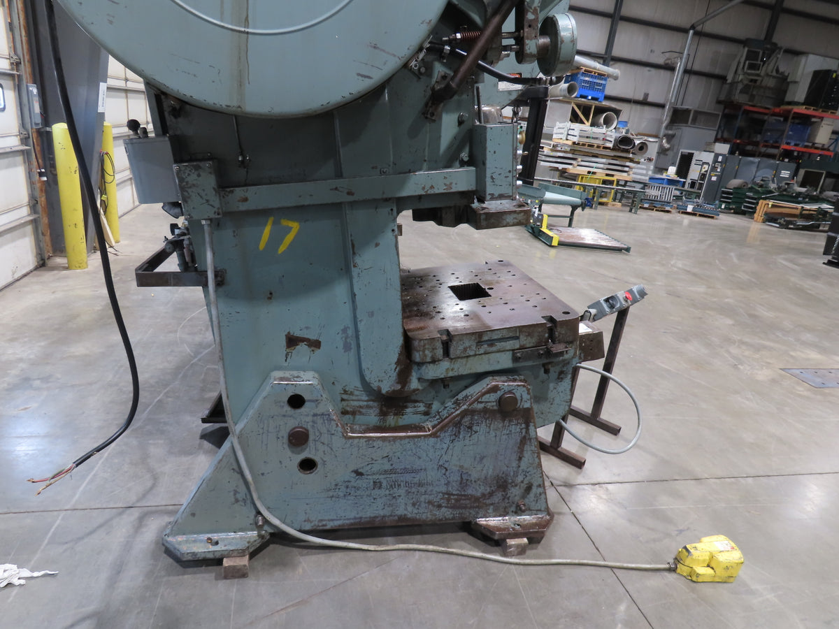 Federal No 8 Mechanical OBI Punch Press 100 Ton Air Brake Clutch 6" Stroke 10Hp