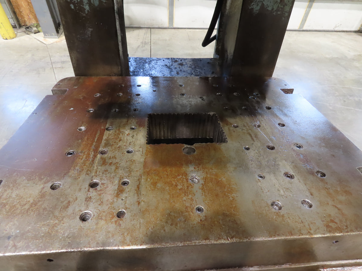 Federal No 8 Mechanical OBI Punch Press 100 Ton Air Brake Clutch 6" Stroke 10Hp