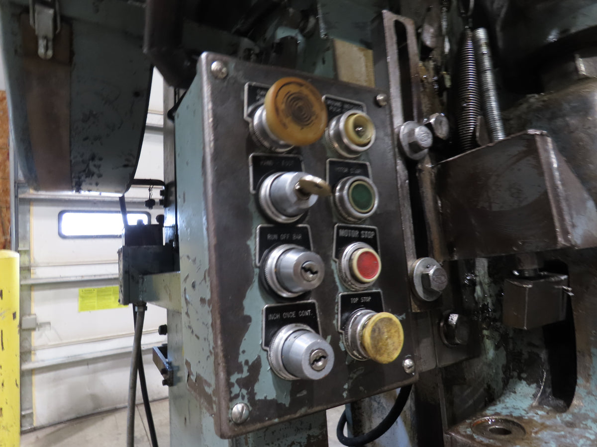 Federal No 8 Mechanical OBI Punch Press 100 Ton Air Brake Clutch 6" Stroke 10Hp