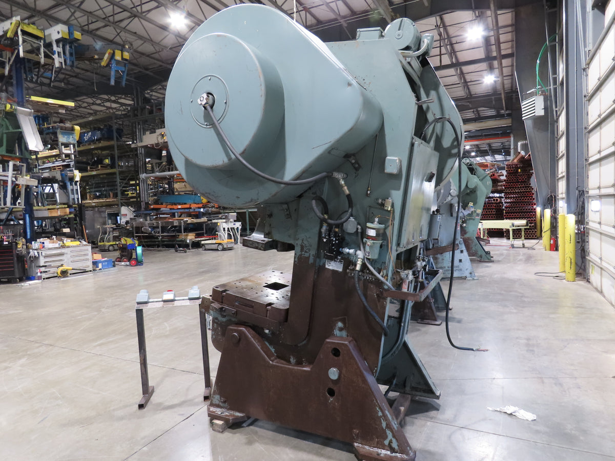 Federal No 8 Mechanical OBI Punch Press 100 Ton Air Brake Clutch 6" Stroke 10Hp