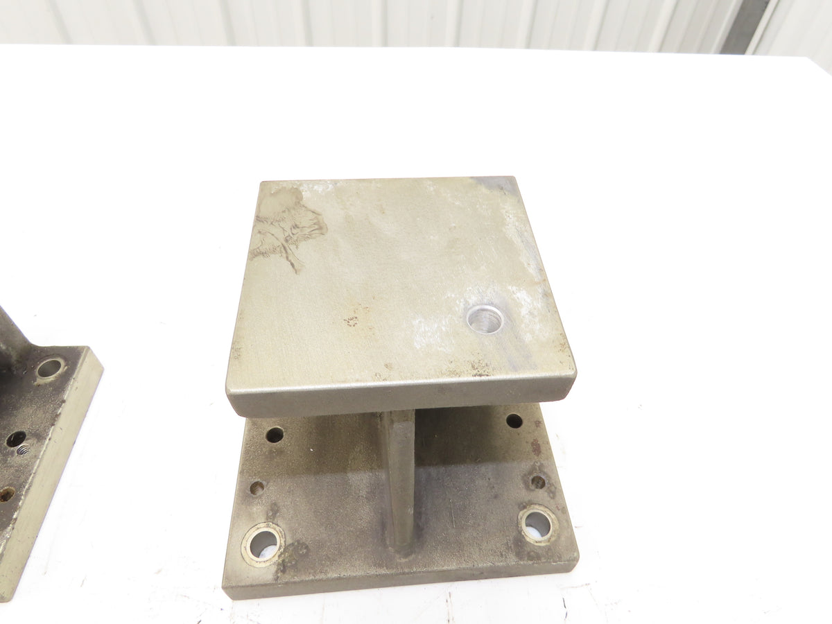 WB 805M Checking Fixture Aluminum Stack Riser Block 125mm H Lot of 4