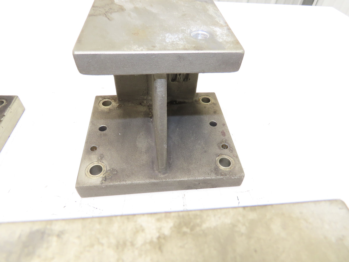 WB 805M Checking Fixture Aluminum Stack Riser Block 125mm H Lot of 4