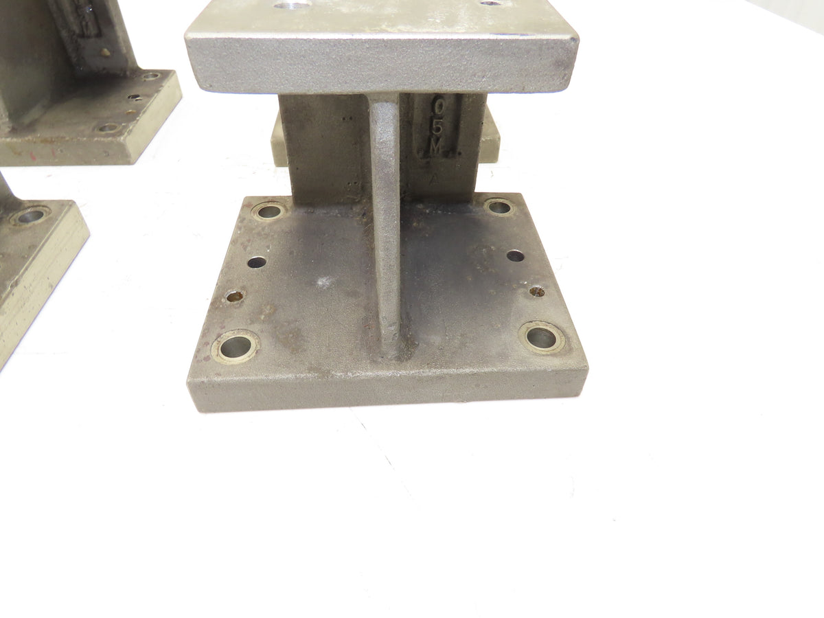 WB 805M Checking Fixture Aluminum Stack Riser Block 125mm H Lot of 4