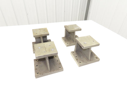 WB 805M Checking Fixture Aluminum Stack Riser Block 125mm H Lot of 4