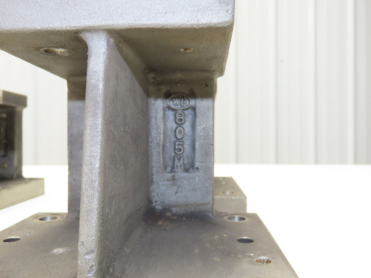 WB 805M Checking Fixture Aluminum Stack Riser Block 125mm H Lot of 4