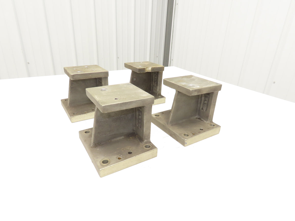 WB 805M Checking Fixture Aluminum Stack Riser Block 125mm H Lot of 4