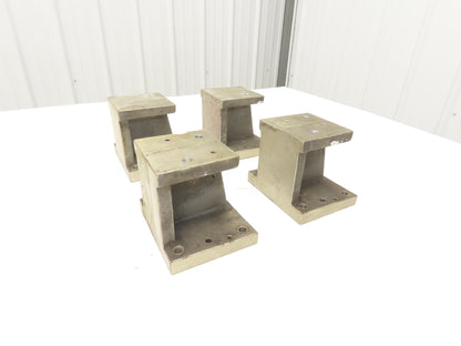 WB 805M Checking Fixture Aluminum Stack Riser Block 125mm H Lot of 4