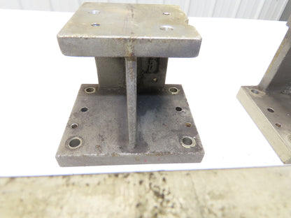 WB 805M Checking Fixture Aluminum Stack Riser Block 125mm H Lot of 4