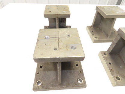 WB 805M Checking Fixture Aluminum Stack Riser Block 125mm H Lot of 4