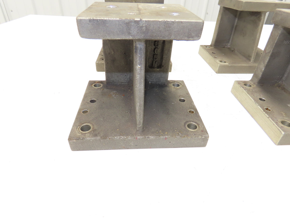 WB 805M Checking Fixture Aluminum Stack Riser Block 125mm H Lot of 4
