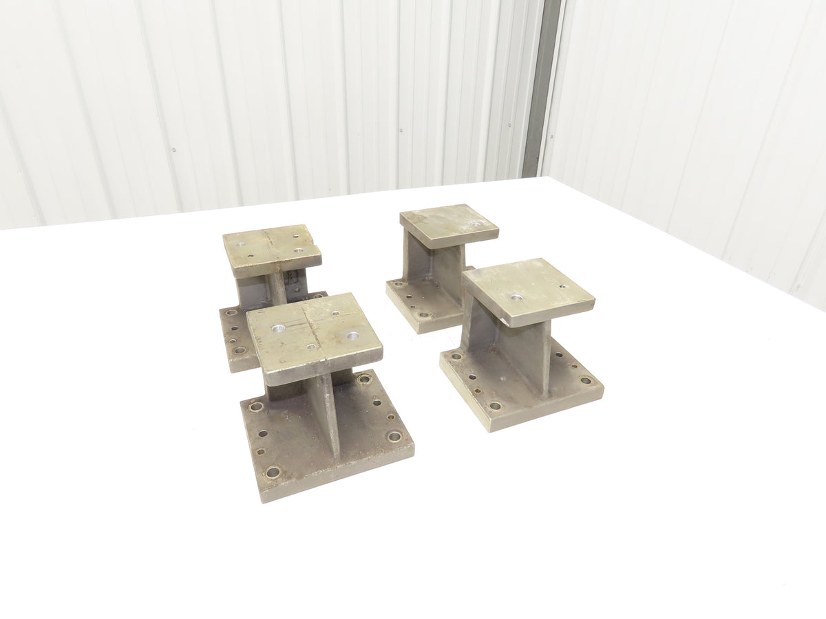 WB 805M Checking Fixture Aluminum Stack Riser Block 125mm H Lot of 4