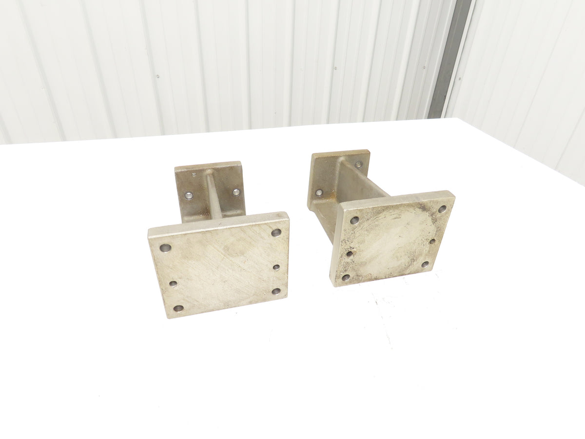 WB 808M Checking Fixture Aluminum Stack Riser Block 200mm H 7-7/8" Lot of 2
