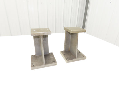 WB 808M Checking Fixture Aluminum Stack Riser Block 200mm H 7-7/8" Lot of 2