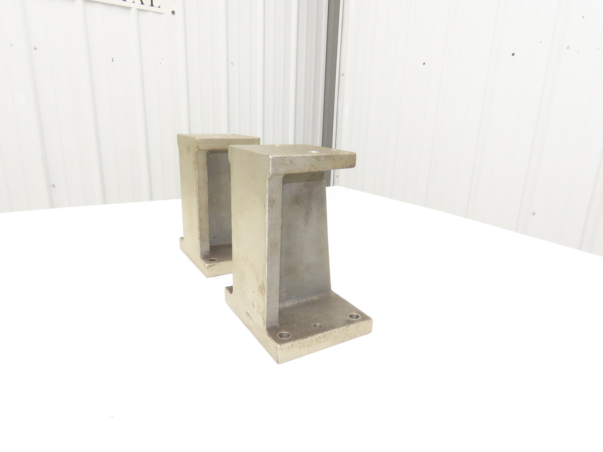 WB 808M Checking Fixture Aluminum Stack Riser Block 200mm H 7-7/8" Lot of 2