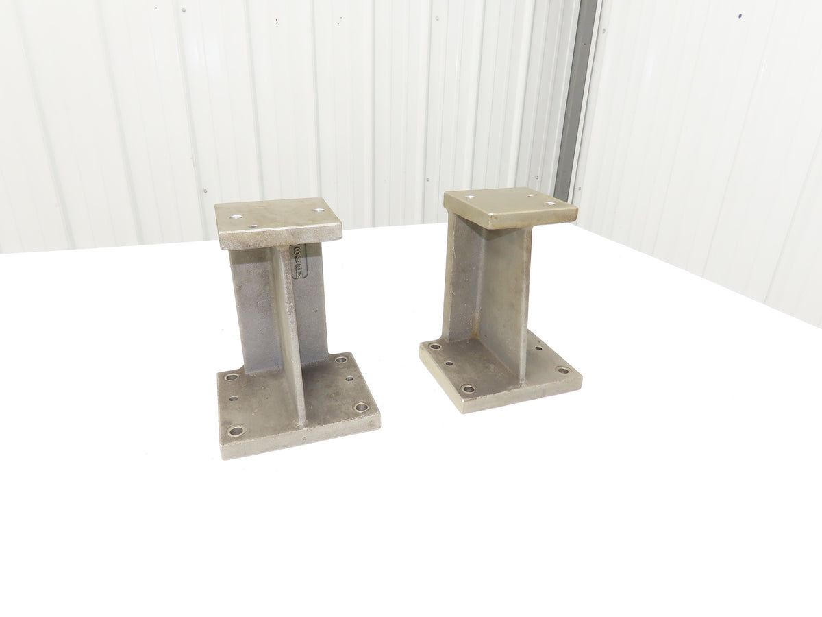 WB 808M Checking Fixture Aluminum Stack Riser Block 200mm H 7-7/8" Lot of 2