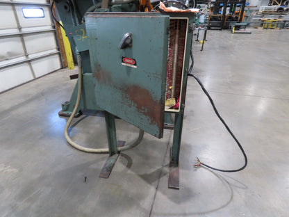 L&J No 100 Mechanical OBI Punch Press 100 Ton Air Brake Clutch 4" Stroke 10Hp