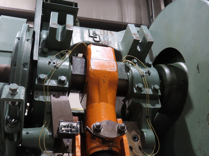L&J No 100 Mechanical OBI Punch Press 100 Ton Air Brake Clutch 4" Stroke 10Hp