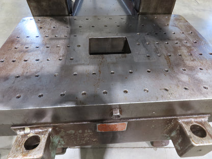 L&J No 100 Mechanical OBI Punch Press 100 Ton Air Brake Clutch 4" Stroke 10Hp