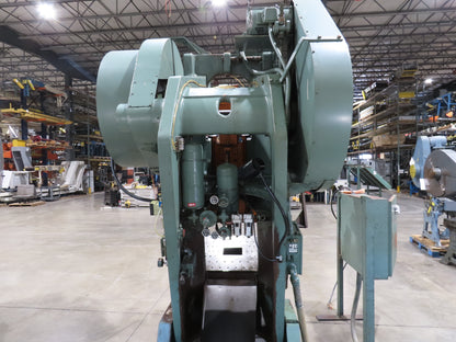 L&J No 100 Mechanical OBI Punch Press 100 Ton Air Brake Clutch 4" Stroke 10Hp