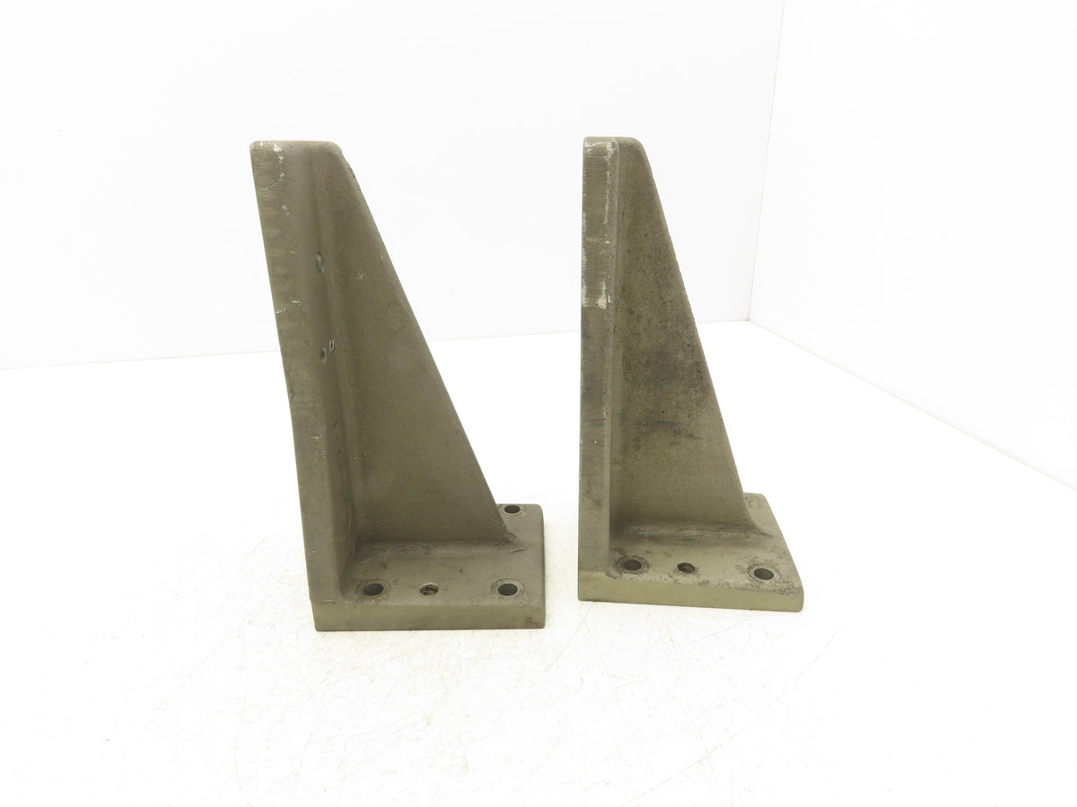 EQ Equivalent Base Aluminum Fixture Angle Riser Bracket 200mm 7-7/8"H Lot of 2