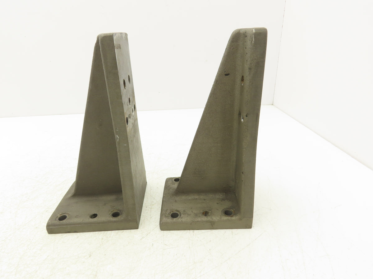 EQ Equivalent Base Aluminum Fixture Angle Riser Bracket 200mm 7-7/8"H Lot of 2