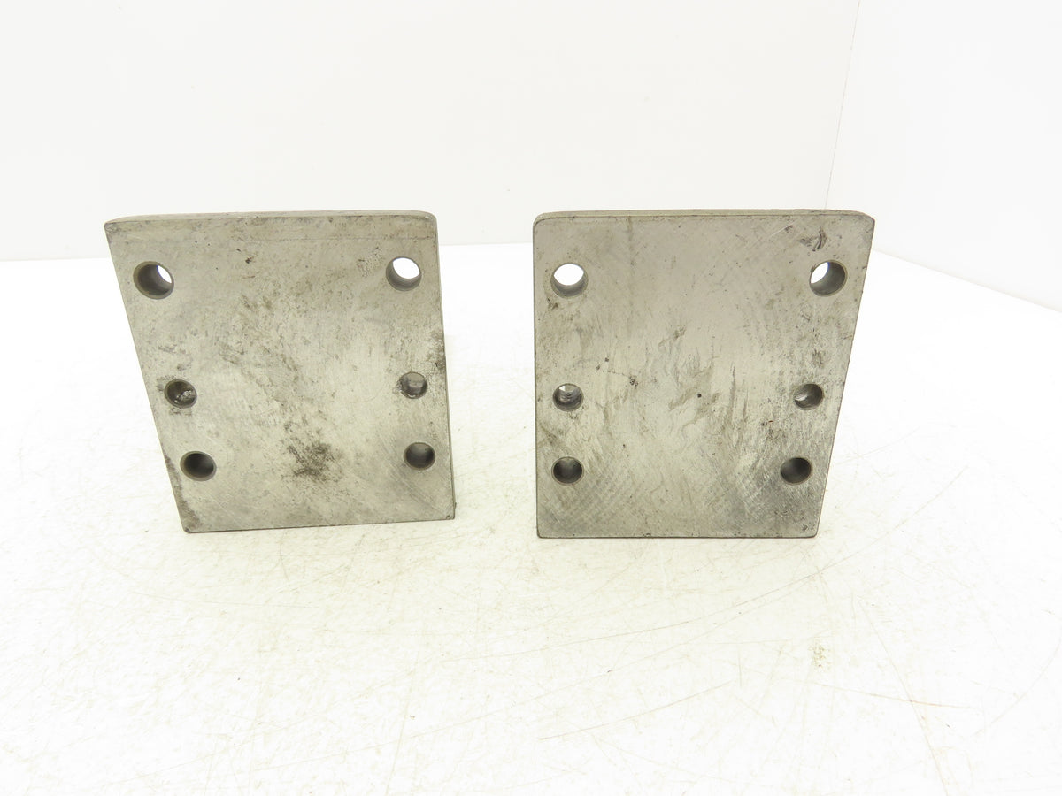 EQ Equivalent Base Aluminum Fixture Angle Riser Bracket 200mm 7-7/8"H Lot of 2