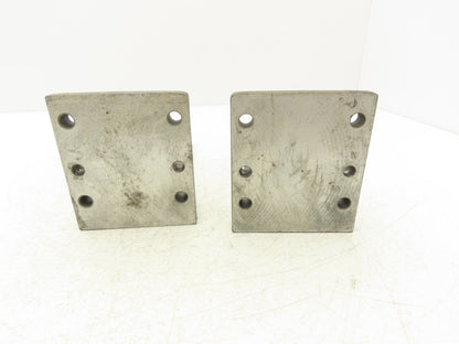 EQ Equivalent Base Aluminum Fixture Angle Riser Bracket 200mm 7-7/8"H Lot of 2
