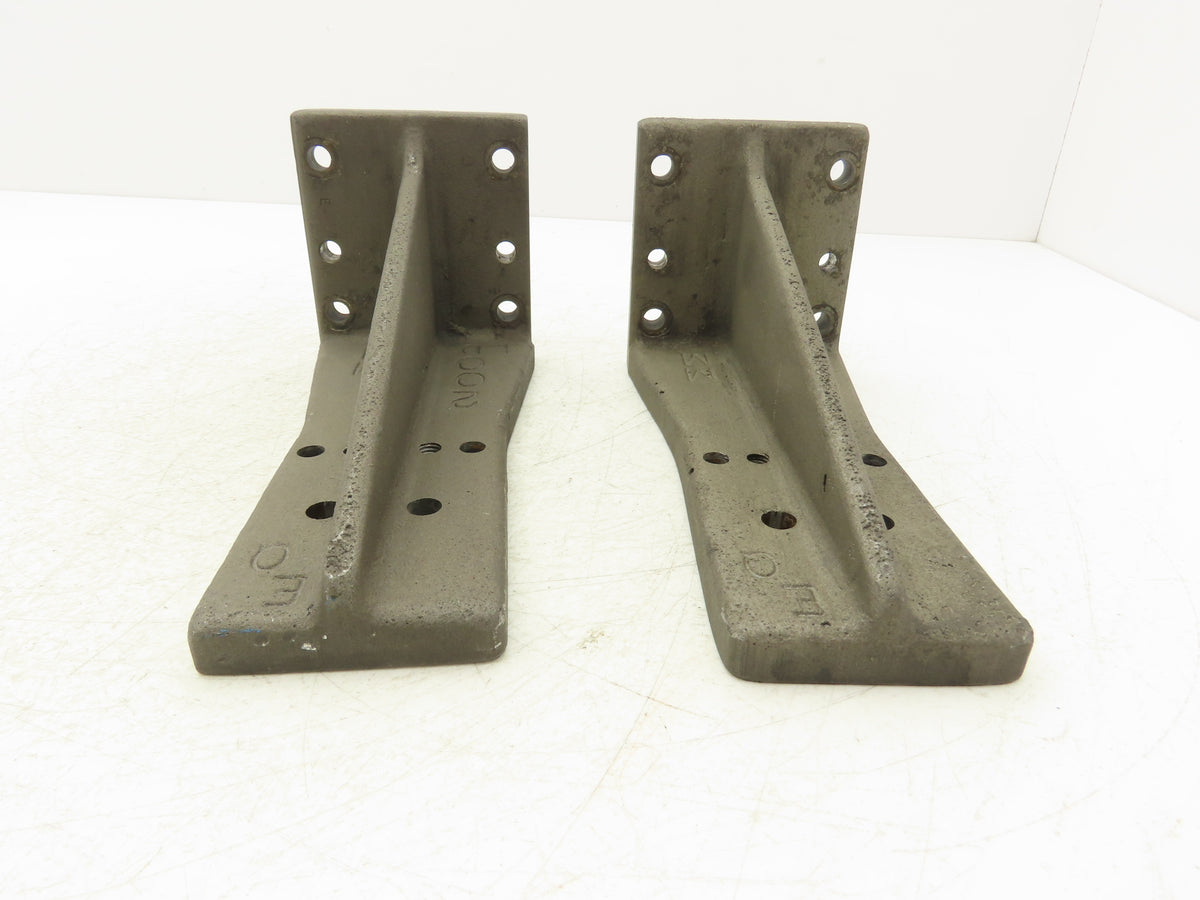 EQ Equivalent Base Aluminum Fixture Angle Riser Bracket 200mm 7-7/8"H Lot of 2