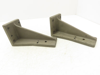 EQ Equivalent Base Aluminum Fixture Angle Riser Bracket 200mm 7-7/8"H Lot of 2