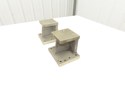WB 805M Checking Fixture Aluminum Stack Riser Block 125mm H 4.9"  Lot of 2
