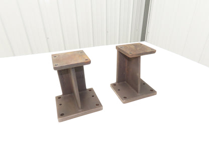 EQ Equivalent Base Cast Iron Fixture Stack Riser Block 175mm 6.88"H Lot of 2