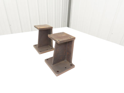 EQ Equivalent Base Cast Iron Fixture Stack Riser Block 175mm 6.88"H Lot of 2